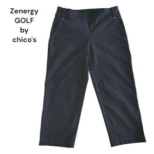 Zenergy GOLF by Chico's Stretch Capri, Black, Sz. 0/S, EUC